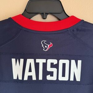 Houston Texans Navy Blue Jersey DeShaun Watson 4 Men’s Medium Football QB Nike